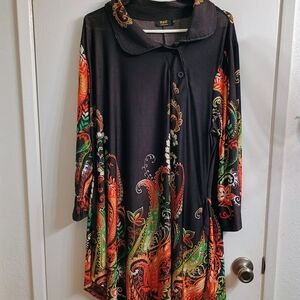 Vibrant Paisley Dress
